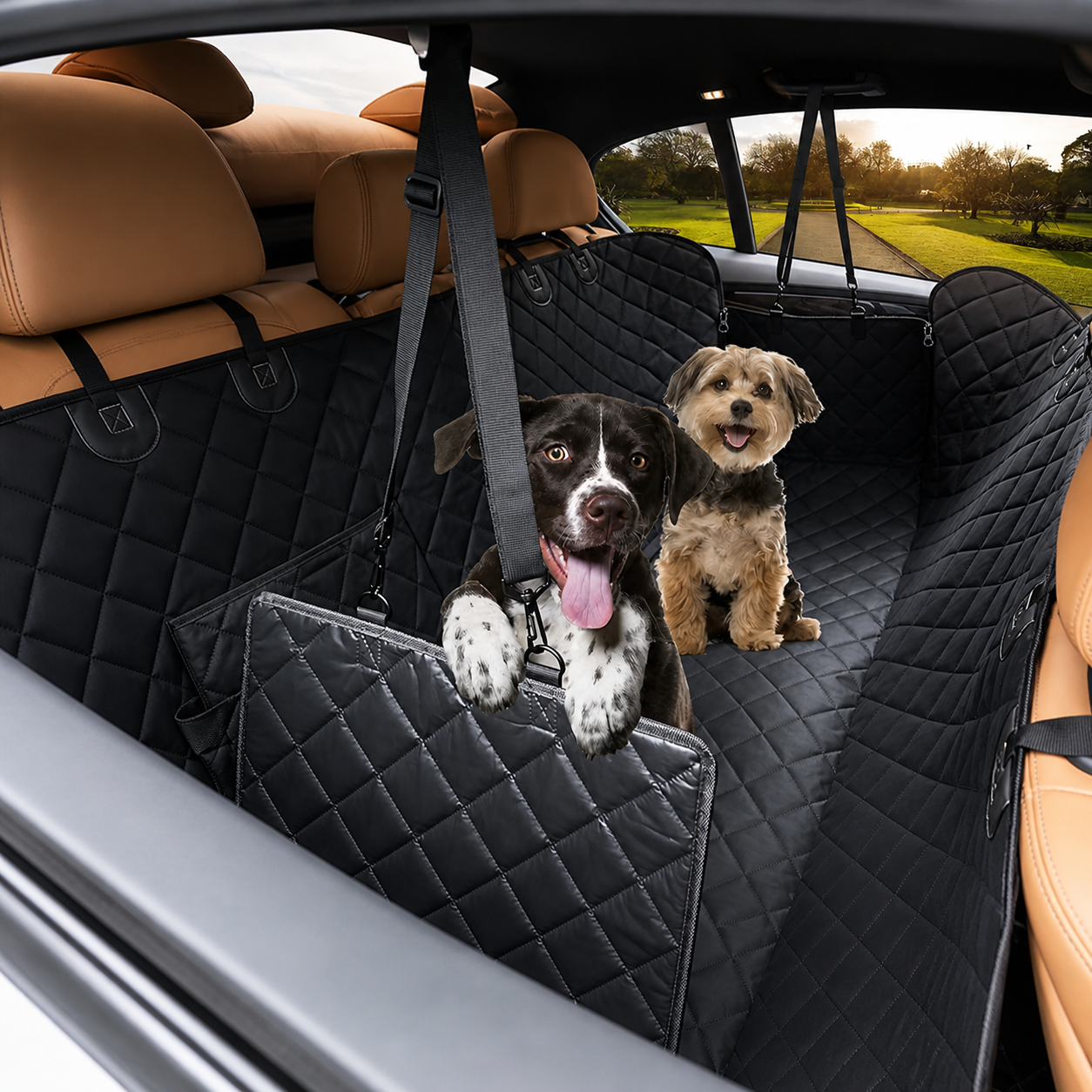 Housse de protection résistante voiture pour chien
