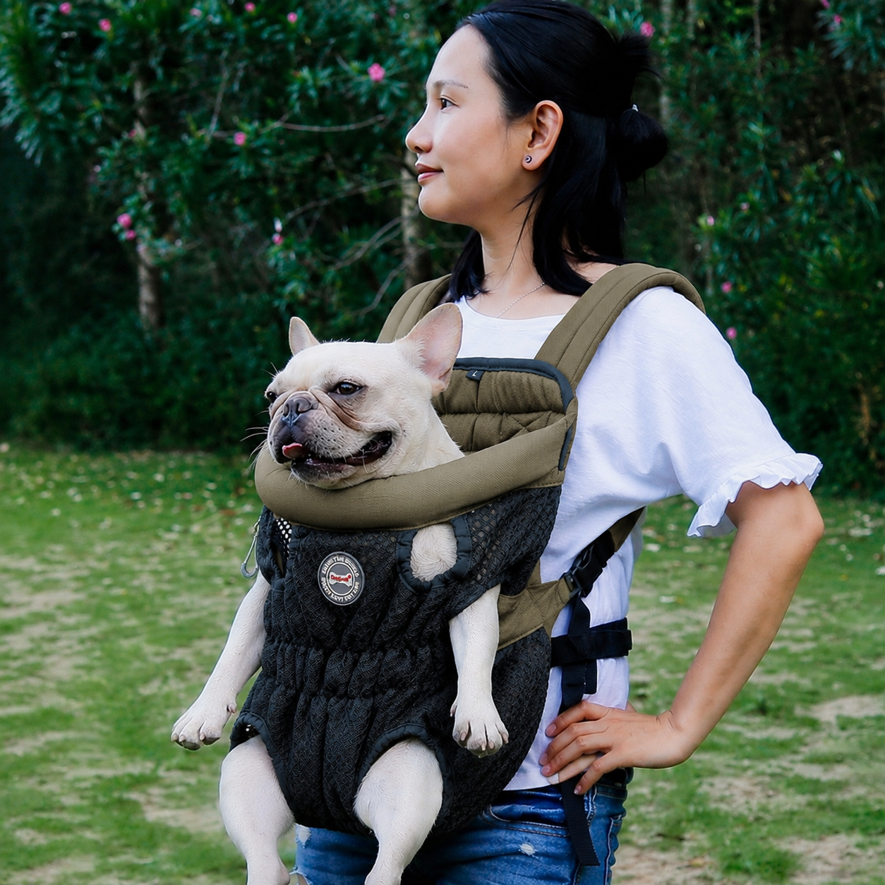 Sac à dos confortable & sécurisé pour chien et chat