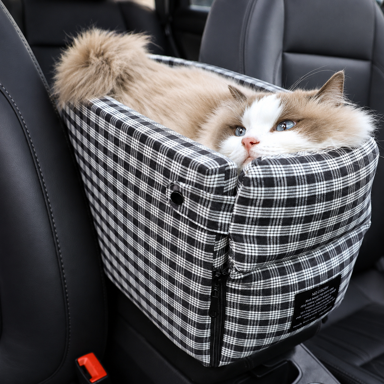 Siège auto sécurisé pour chien et chat