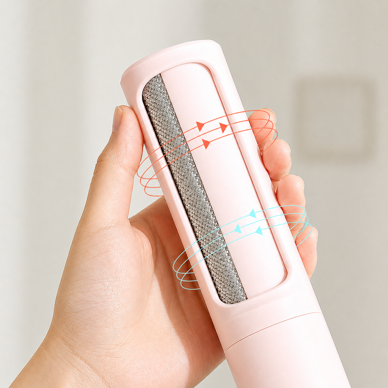Brosse auto-nettoyante Anti-Poils Réutilisable 2-en-1 pour Chien & Chat