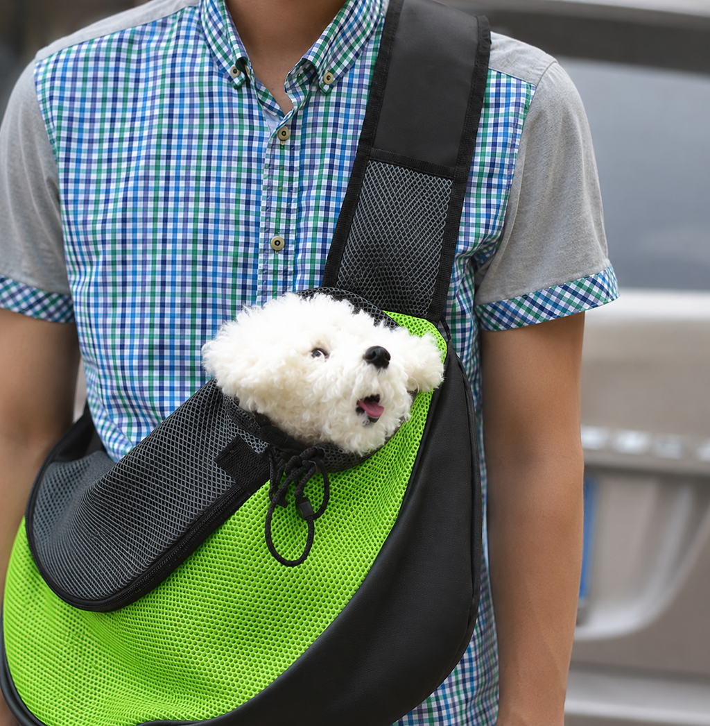Sac de transport bandoulière pour chien et chat
