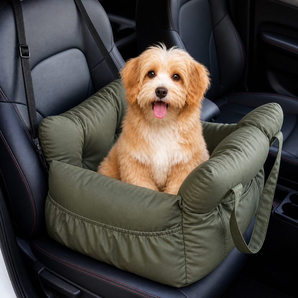 Siège auto sécurisé pour chien et chat